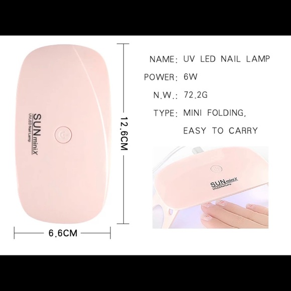 Polygel Nail Kit - Clear Nude - UV Led Lamp - Picture 12 of 14